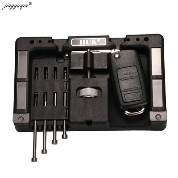 Originele Huk Autosleutel Fixing Tool Vice Van Flip Key Pin Remover Split Demontage Pin Tool voor Slotenmaker Tool Met Vier Pinnen