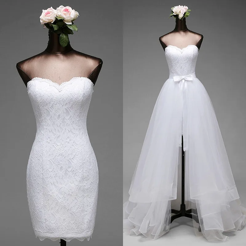 Novos vestidos de noiva sereia e destacável trem fives camadas de seda organza vestido de baile