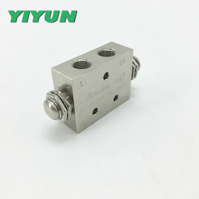 YIYUN Small gold well type mechanical valve pneumatic switch valve TV-3S TAC2-3V TAC2-3P TAC2-31P TAC2-31V TAC2-4V TAC2-4P TAC
