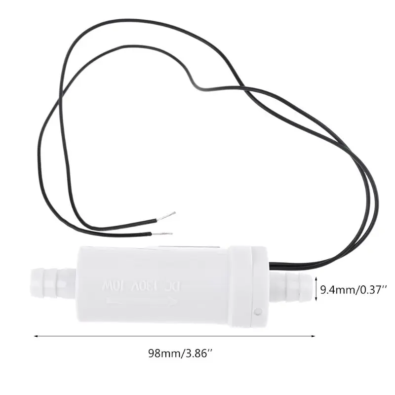 Plastikowy czujnik przepływu cieczy przełącznik magnetyczny 10W OD10mm zakres 1.5-10L/min NO typ DC 110V