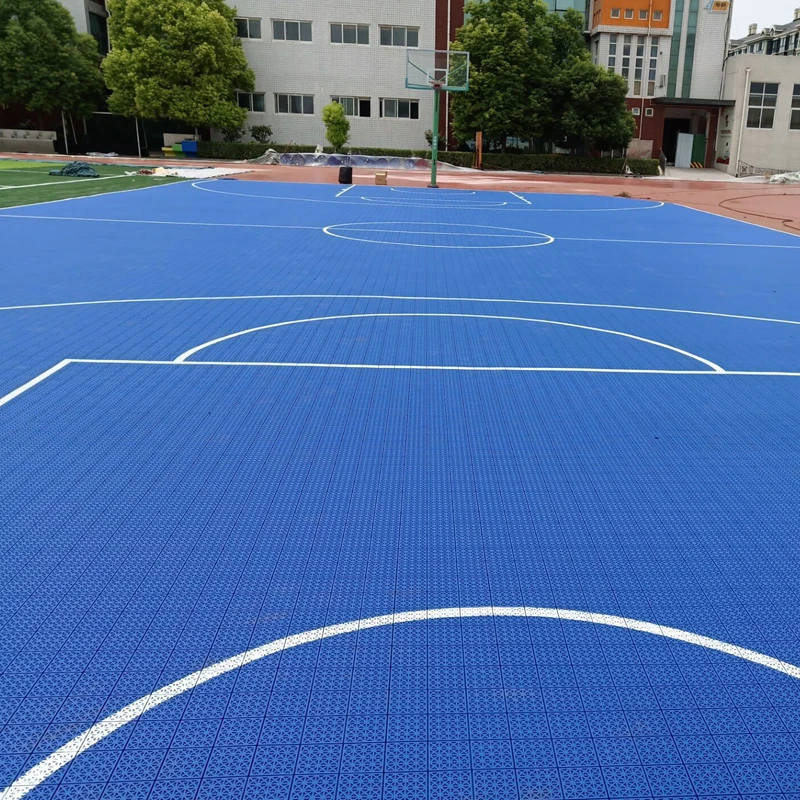 Beable Intelligent PP Portable Basketball Sport Court Material Plastic Tiles Outdoor Temporary Basketball Flooring