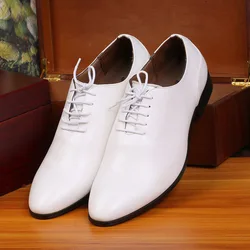 mens white dress shoes man wedding shoes men 2021 shoes leather formal suit shoes zapatos oxford hombre chaussure homme mari 538