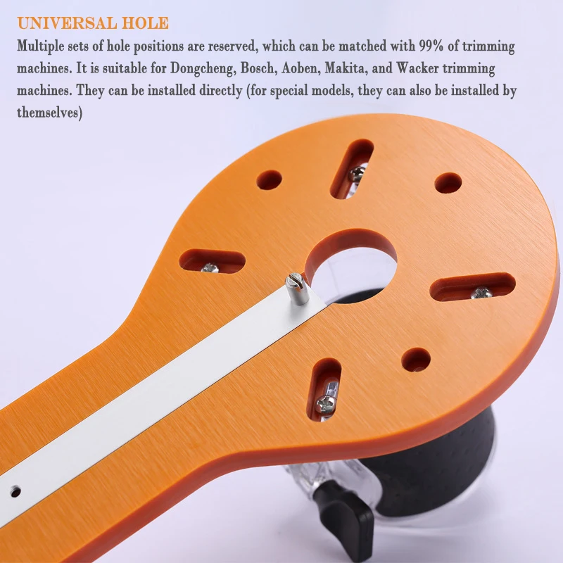 Maschera di taglio del cerchio del Router di legno di GanWei per il bordo elettrico dell'equilibrio della rifilatrice del cerchio di fresatura del regolatore della mano di Makita