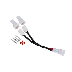 Presa di corrente SPLITTER DC TWIN SET per Yamaha FZ6 MT07 FZ07 FZ09 MT09 Tracer SP XSR700 XSR900 YZF-R1 R1M R6 XV1900 caricatore usb