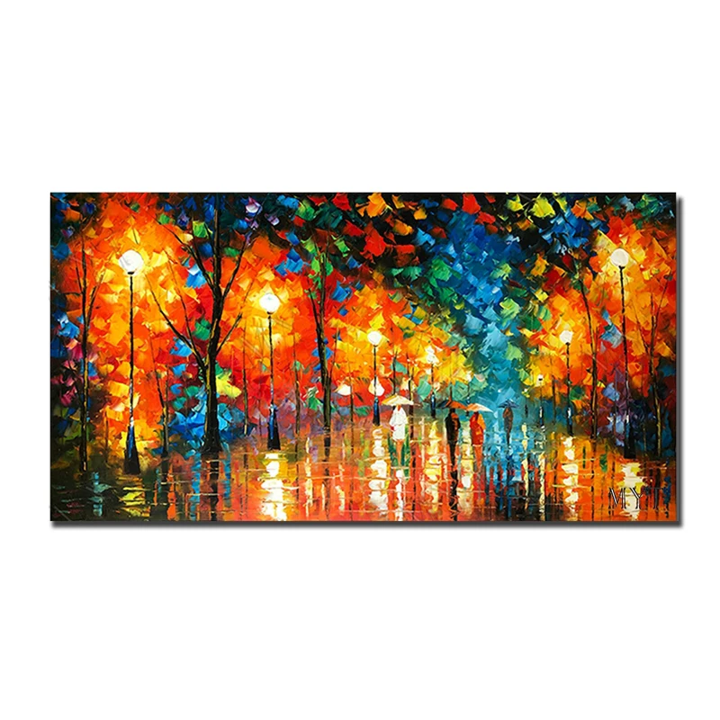 

Handmade Oil Painting 3D Abstract Oil Painting Trees Wall Art Home Decor Pictures Hand Painted Oil Paintings On Canvas Unframed