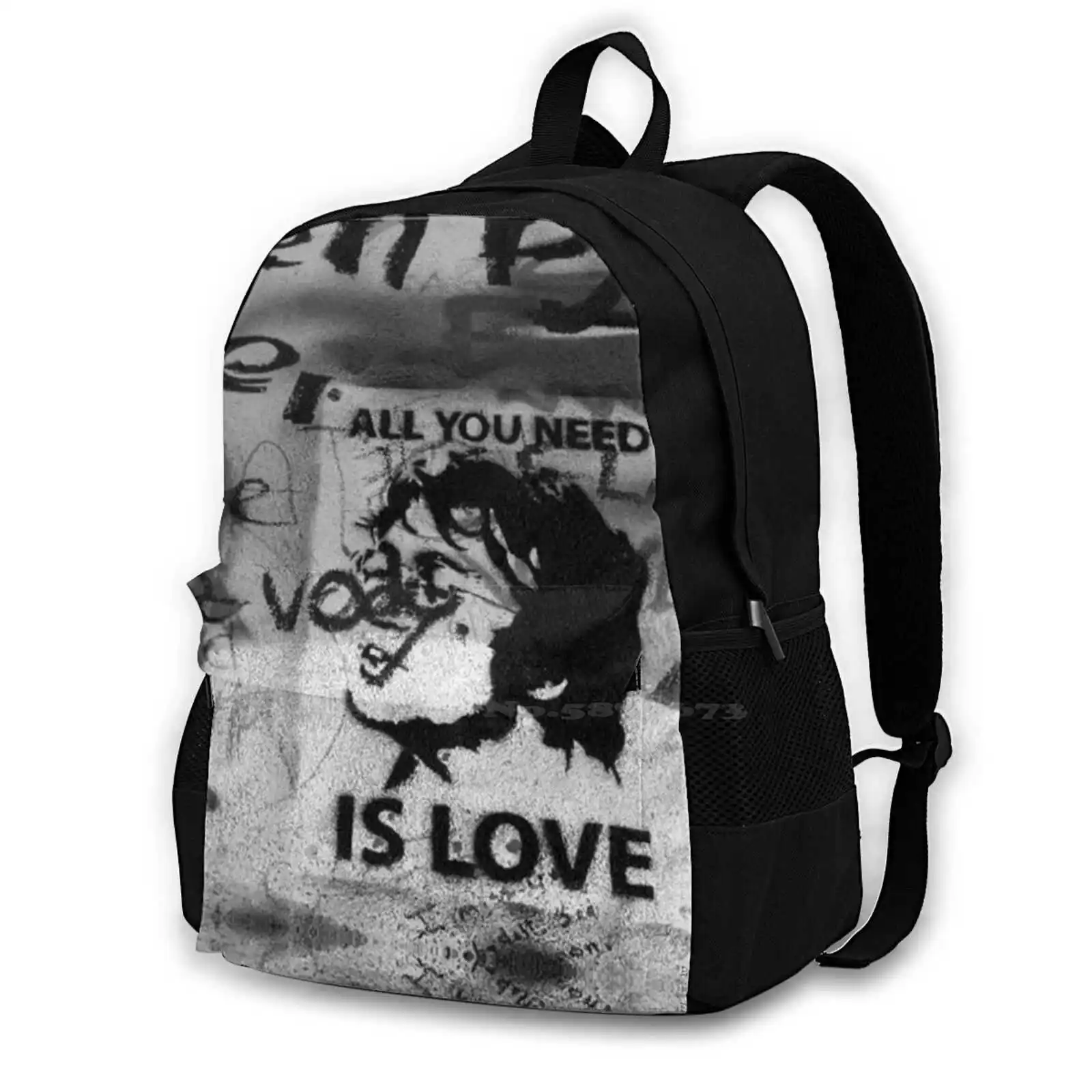 

I Am One Of Those Dreamers Hot Sale Schoolbag Backpack Fashion Bags Peace Wall Babym2