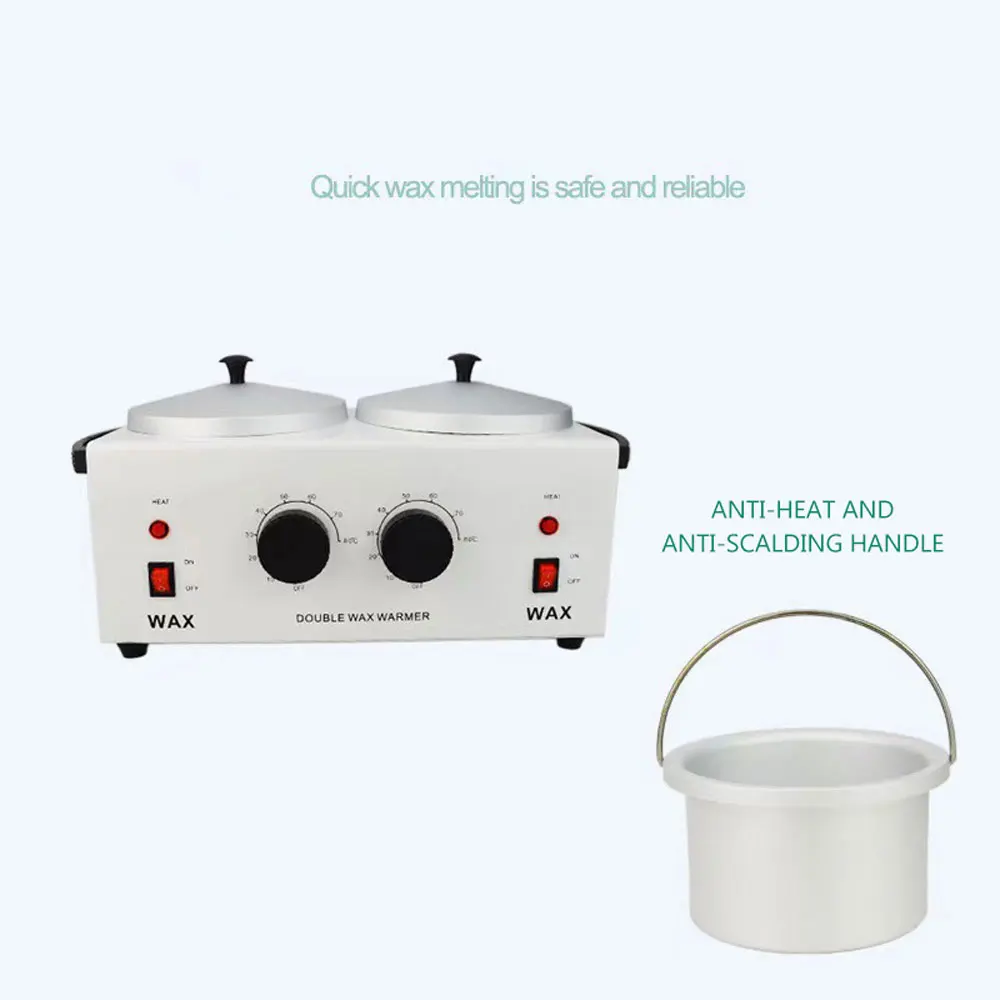 Depilatory Wax Machine Double Furnace Wax Melting Pot Thermostat Body Care Hair Removal Tool SPA Machine