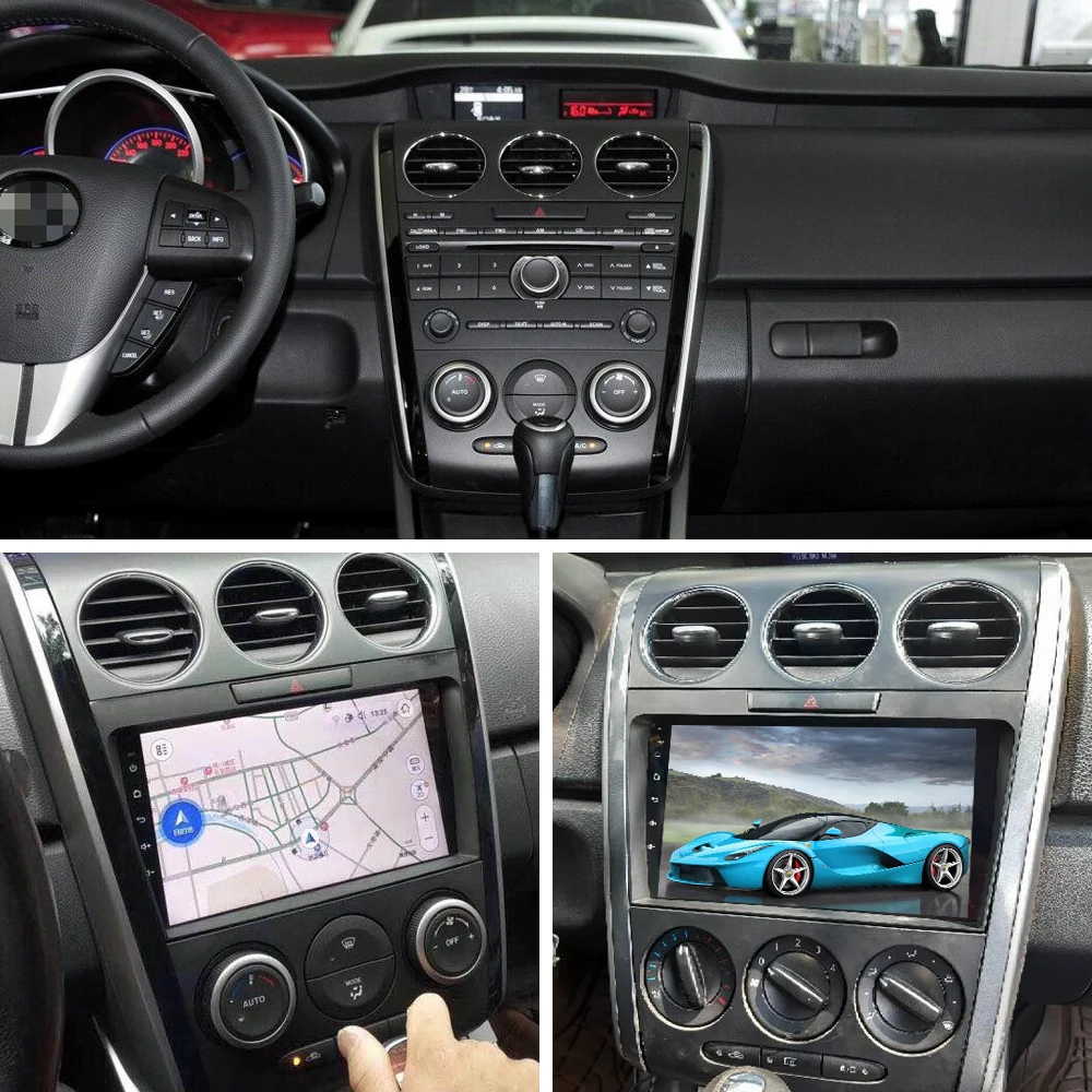 SINOSMART Android Car Stereo GPS Navigation Radio for Mazda CX-7 CX7 2006–2012 (Old/New) | Support OEM BOSE, 8-Core, 48EQ DSP
