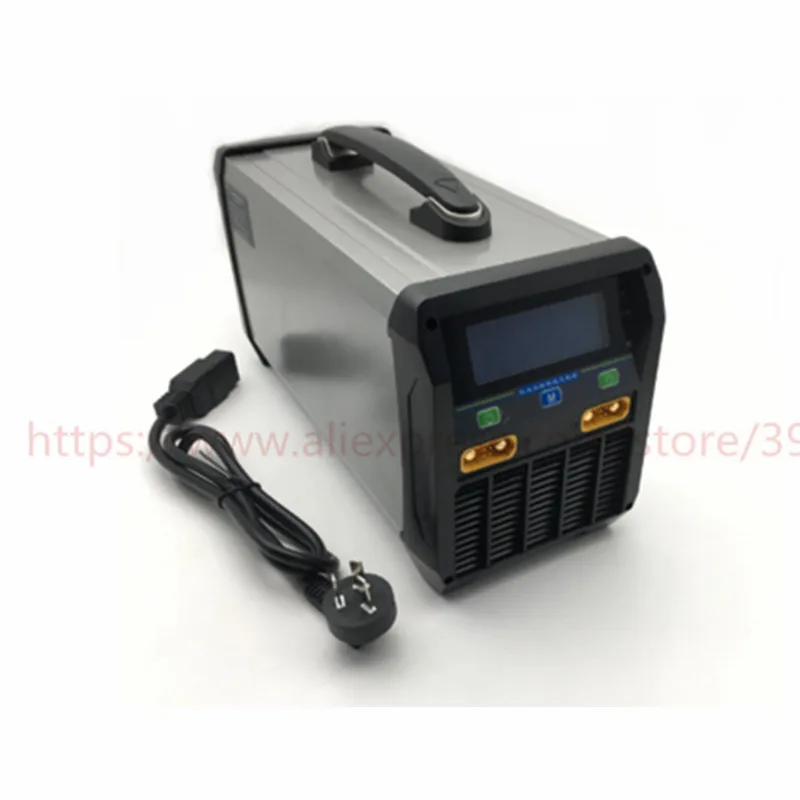 OKCELL Dual 12S 14S Lipo Charger 2400W 25A dual channel is suitable for agricultural drone battery charging