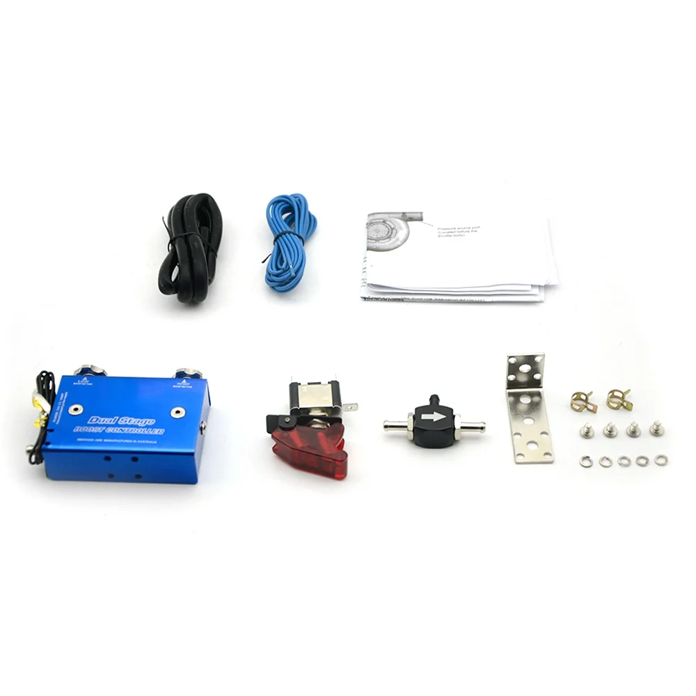 Universal Car Refitting boost controller pressure regulating valve Blue with logo