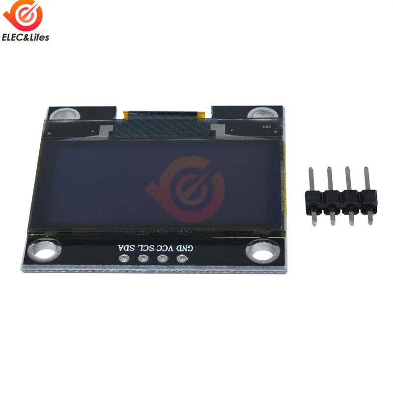 128x64 1.3 "OLED وحدة 4P LCD لوحة الشاشة 1.3'' 4pin OLED وحدة عرض GND VCC SCL SDA لواجهة اردوينو IIC I2C