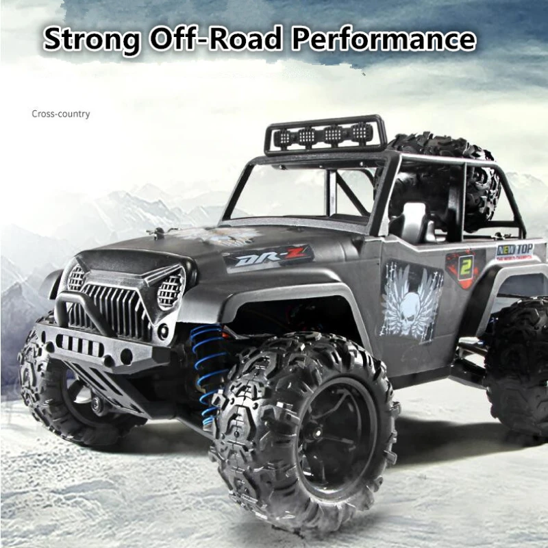 Carro elétrico de corrida infantil sem escova, 60 km/h 1/18, 2.4g, à prova d'água, 4wd, cross-country, carro de controle remoto para presente