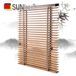 SUNfree 50mm Slat Eco-friendly Bamboo Blinds corrosion resistant durable bamboo Roller blinds for windows home decorations