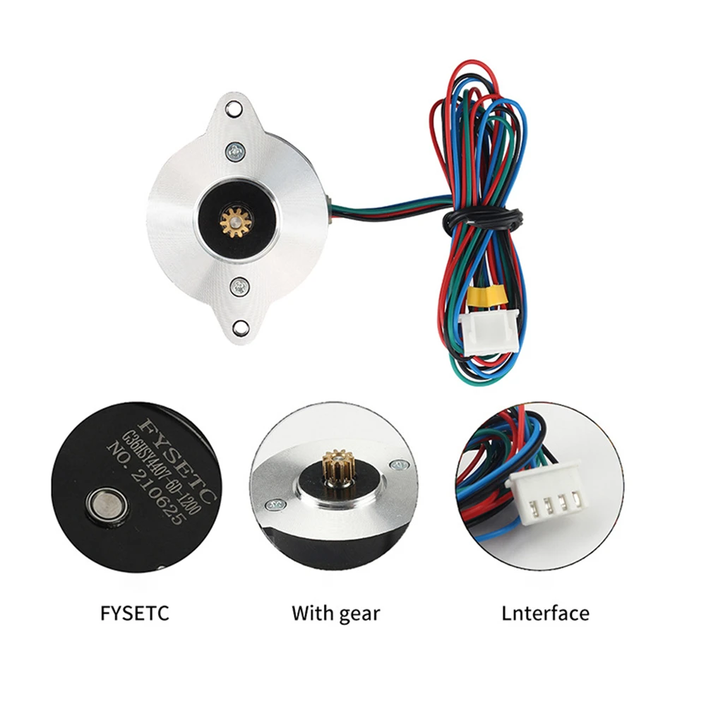 

1 PC 36MM Stepping Motor High Temperature NEMA14 36MM Motor Stepper Motor For 1.5 Sherpa Mini Extruder Voron 2.4