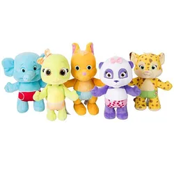 Word Party Plush Toy Lulu Bailey Kip Franny Tilly Plushie Figure Educational Stuffed Animal Soft Gift for Kids Birthday 1/4/5pcs