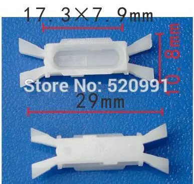 shhworldsea 10pcs auto clip and fasteners  door rain eaves sealing strip clamp for fiat 7078732