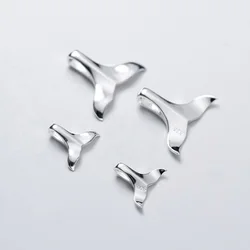 1pc 925 Sterling Silver Pretty Design Mermaid Necklace Charms Decoration Women Ornament Silver Pendant DIY Jewelry Findings Gift
