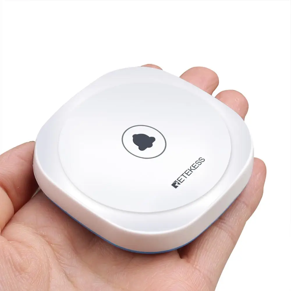 RETEKESS 5Pcs TD017 Touch Pager Wireless Call Button Restaurant Transmitter 433.92MHz For Hookah Coffee Hotel Bar Club Hospital