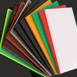 A4 Colored Black Red Acrylic Sheet Plate DIY Toy Accessories Technology Model Parts Sculpture CNC Material 210x297mm