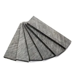 Natural Black Water Horns Slice, Carving Board, Knife Handle Patch, 120x40x6mm, 1Pc