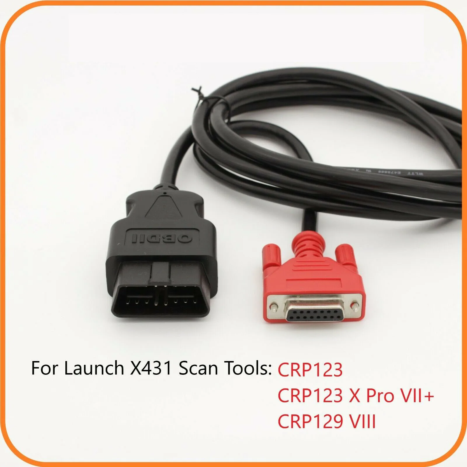 

Кабель OBD2 OBDII для сканера Launch X431 CRP123 CRP123 X Pro VII + CRP129 VIII