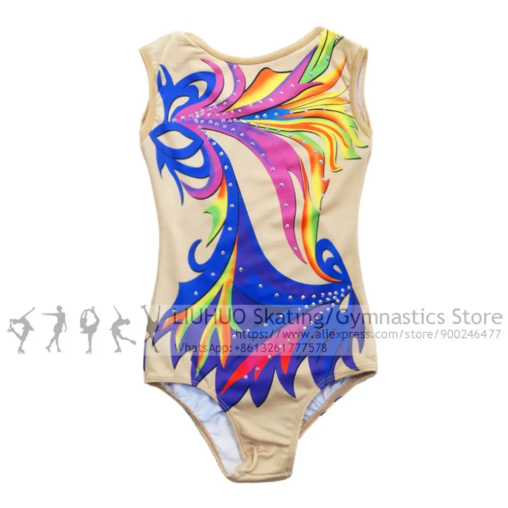 Gymnastics Leotards Girls Teens Competitions  Kids Ice Skating Dress Rhythmic Leotard Artistic Christmas Gifts Multicolor