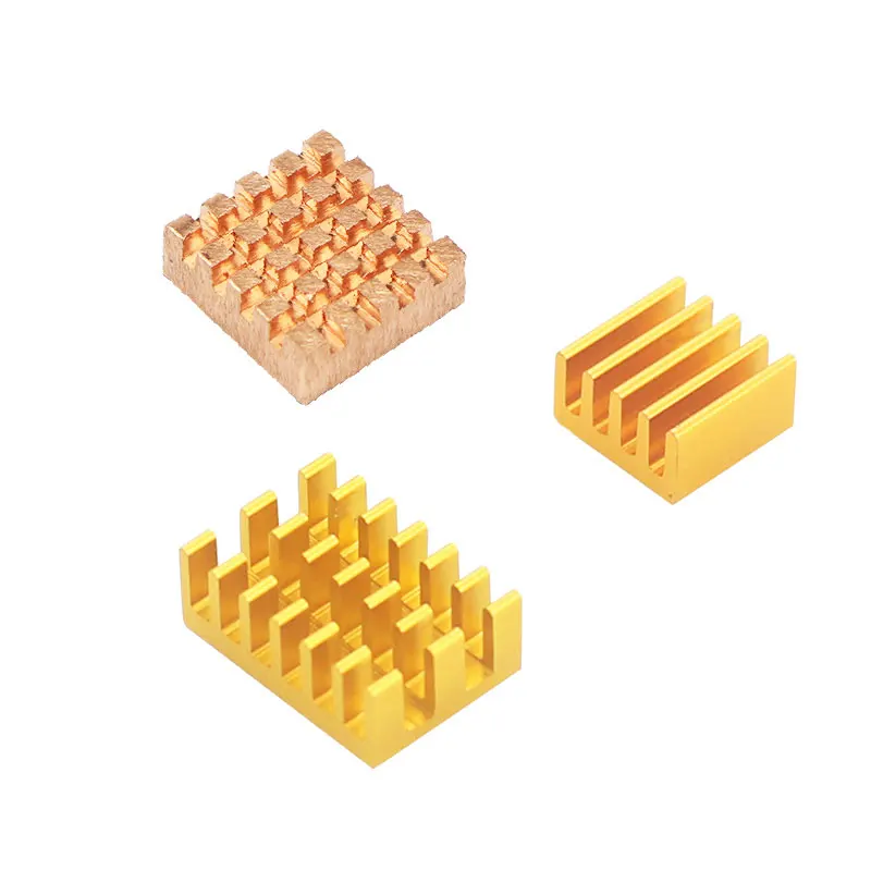 Radiador Raspberry Pi 4B, kit de refrigeración de radiador de aluminio, 3 Cooper, RPI142 para S ROBOT