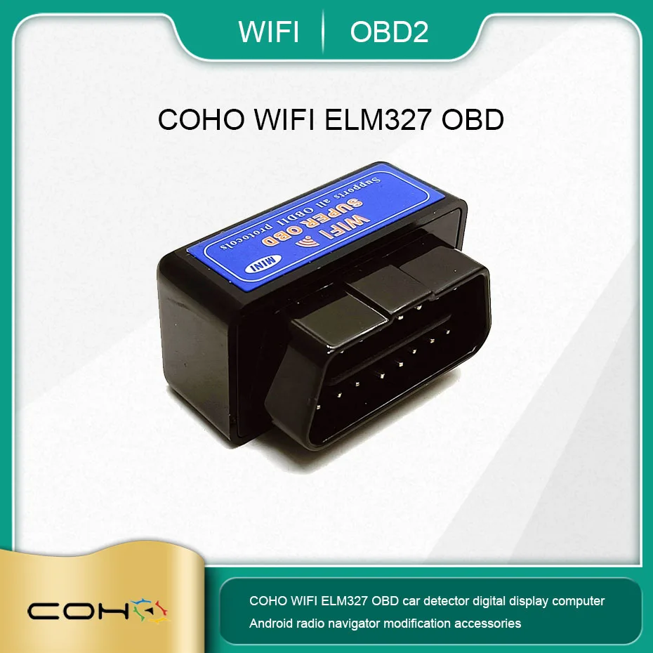 

COHO WIFI ELM327 OBD автомобильный детектор цифровой дисплей компьютер Android радио навигатор модификация аксессуары