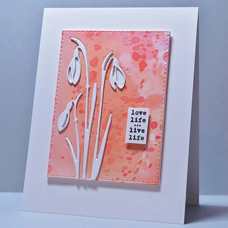 Campanula Flower Metal Cutting Dies Flowers Die Cuts For DIY Scrapbooking Album Decorative Embossing Craft Cards Making 2024