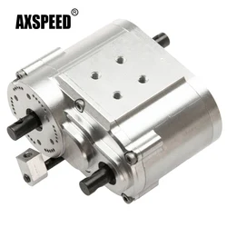AXSPEED Metal 2 Speed Transfer Case Gearbox for D90 Axial SCX10 1/10 RC Crawler Car Truck Model Upgrade Parts Accessories