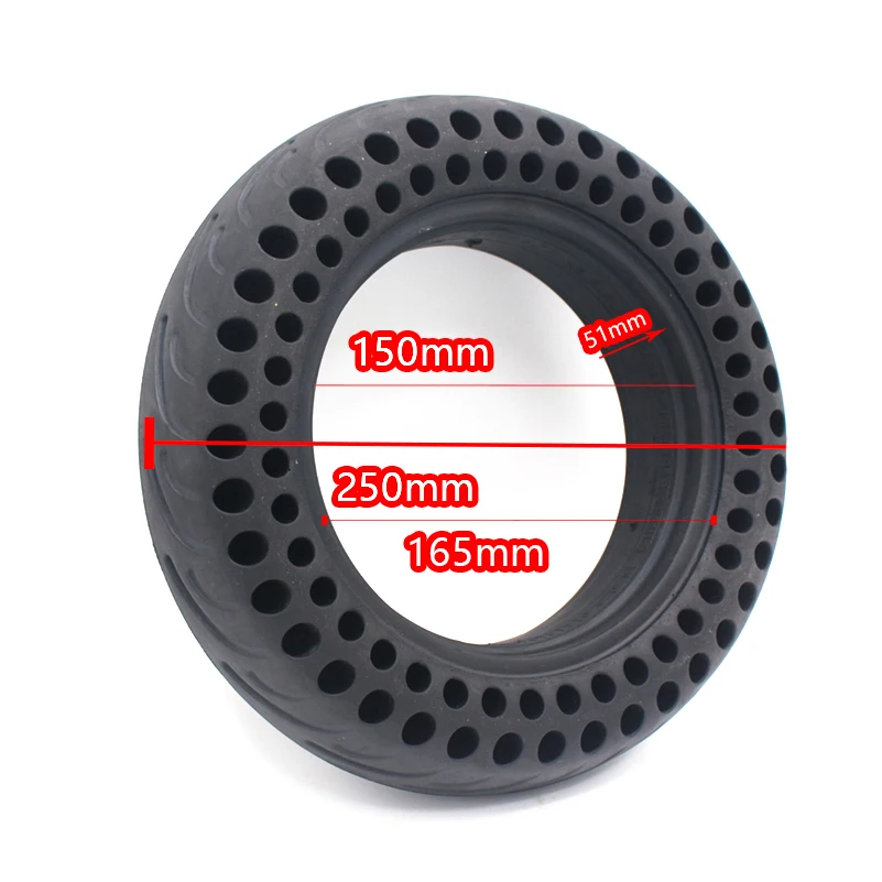 10x2.75 inch electric scooter tires inner and outer tires honeycomb solid 10 inch tubeless tires thick tires