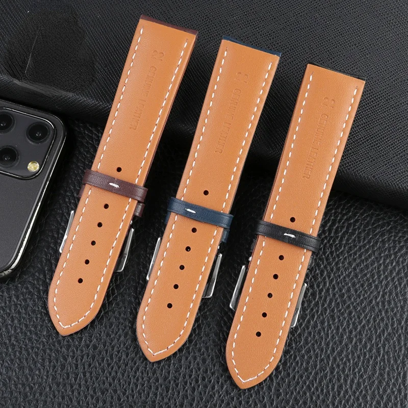 WatchBands For Breitling Watch Band Aviation Timing 1 Series Ab0120 Avengers V17311 Blackbird Leather Watch Strap