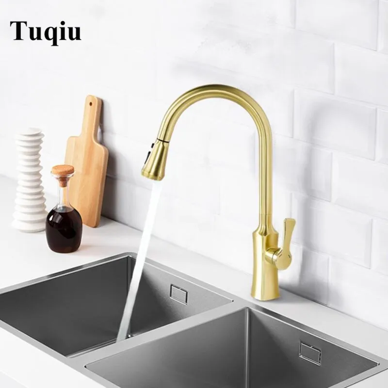 

Vidric Kitchen Faucets Brushed Gold Torneira Para Cozinha De Parede Crane For Kitchen Water Mixer Tap Black Sink Mixer Faucet