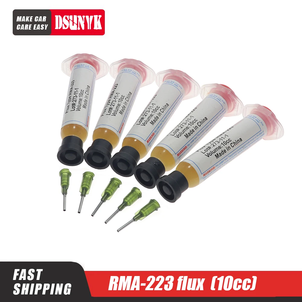 

RMA-223 RMA223 10cc BGA solder paste flux for soldering Paste SMT SM Rwork Welding Tools Flux Grease Repair Solde