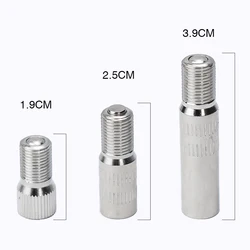 Bicycle Car Valve Extender for Schrader Valve 19mm 25mm 39mm Replacement Cycling Bike Parts Extension Tube Accessories