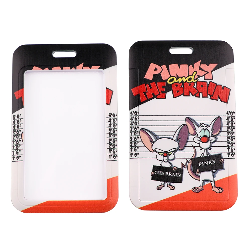 Flyingbee x2394漫画の冒険2つのマウスの個性カードホルダーバスカードホルダースタッズカード,電話キー用ストラップ