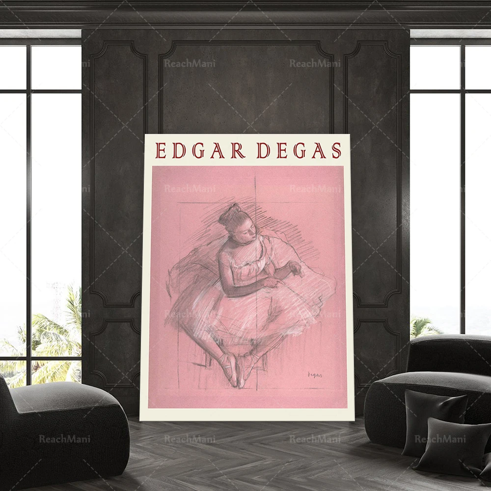 EDGAR DEGAS POSTER 1963