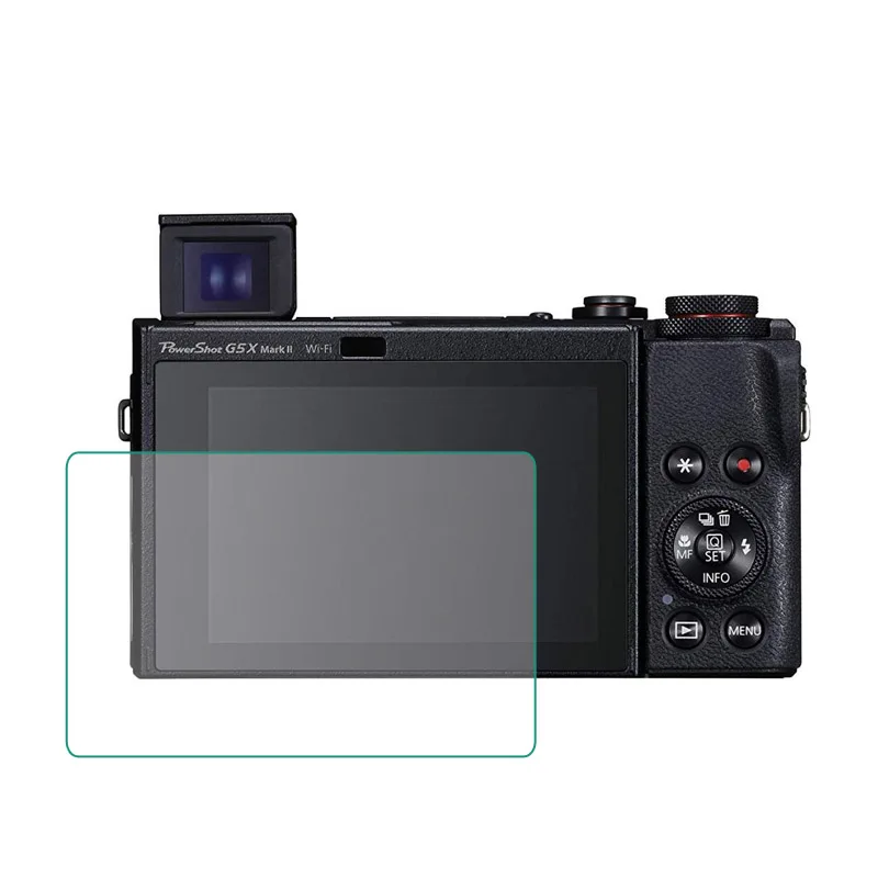 Tempered Glass Protector Guard for Canon PowerShot G5X Mark II 2/G5 X Mark2 MK2 G5XII Camera LCD Screen Cover Protective Film