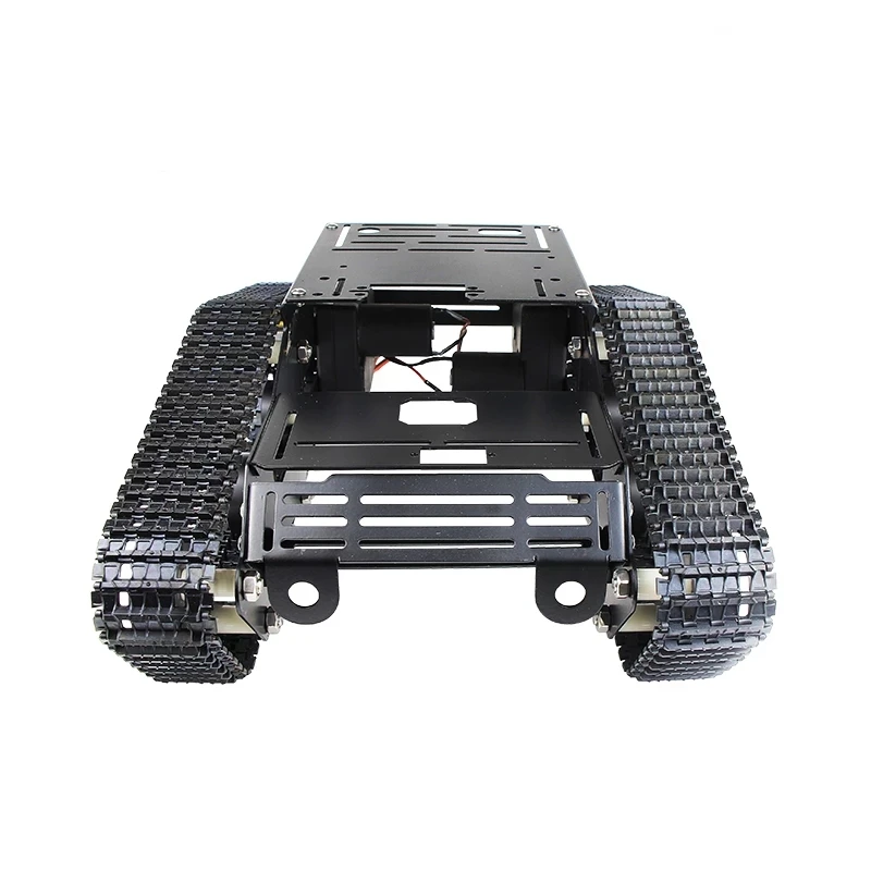 Metal Robot Track Car Tank Chassis for Caterpillar Suspension System Encoder Motor New Design for Arduino Diy Tracked Crawler