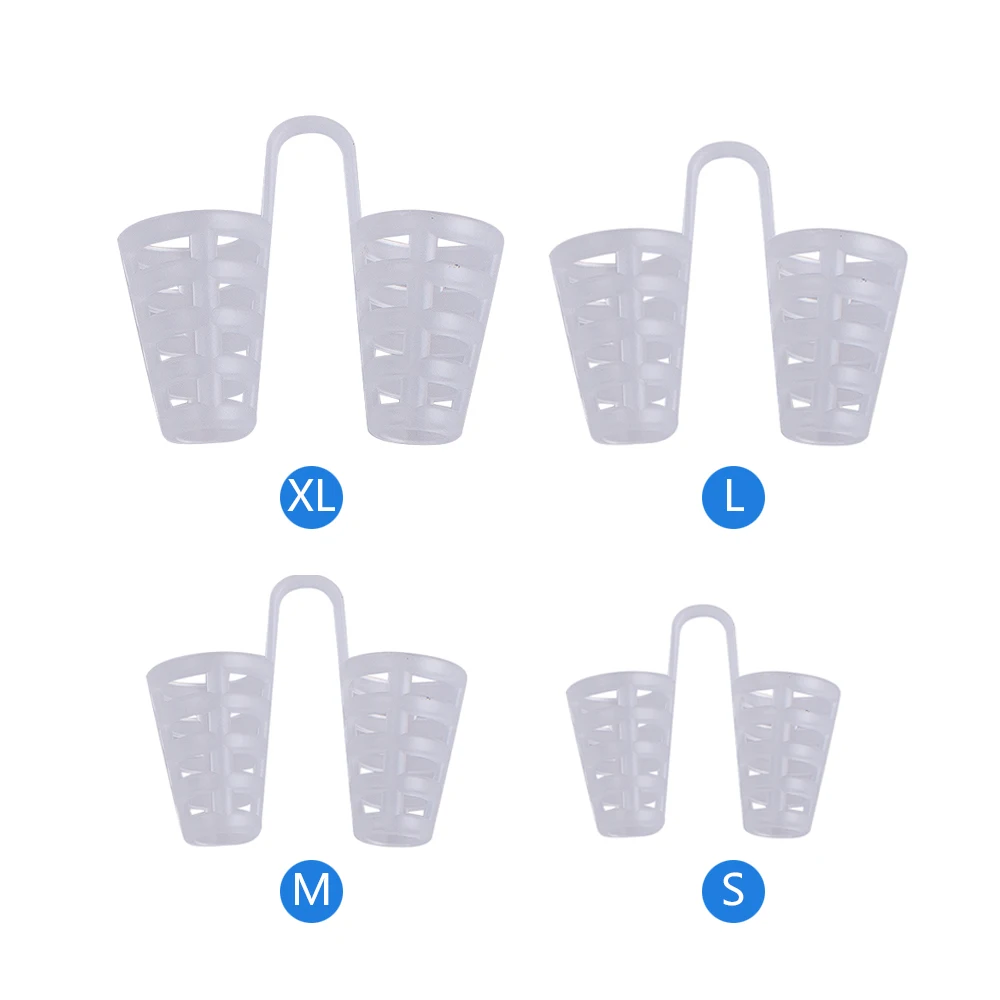 4 adet/kutu anti-horlama aracı dur horlama burun havalandırma silikon rahat daha iyi burun nefes burun dilatörleri anti-horlama uyku yardım