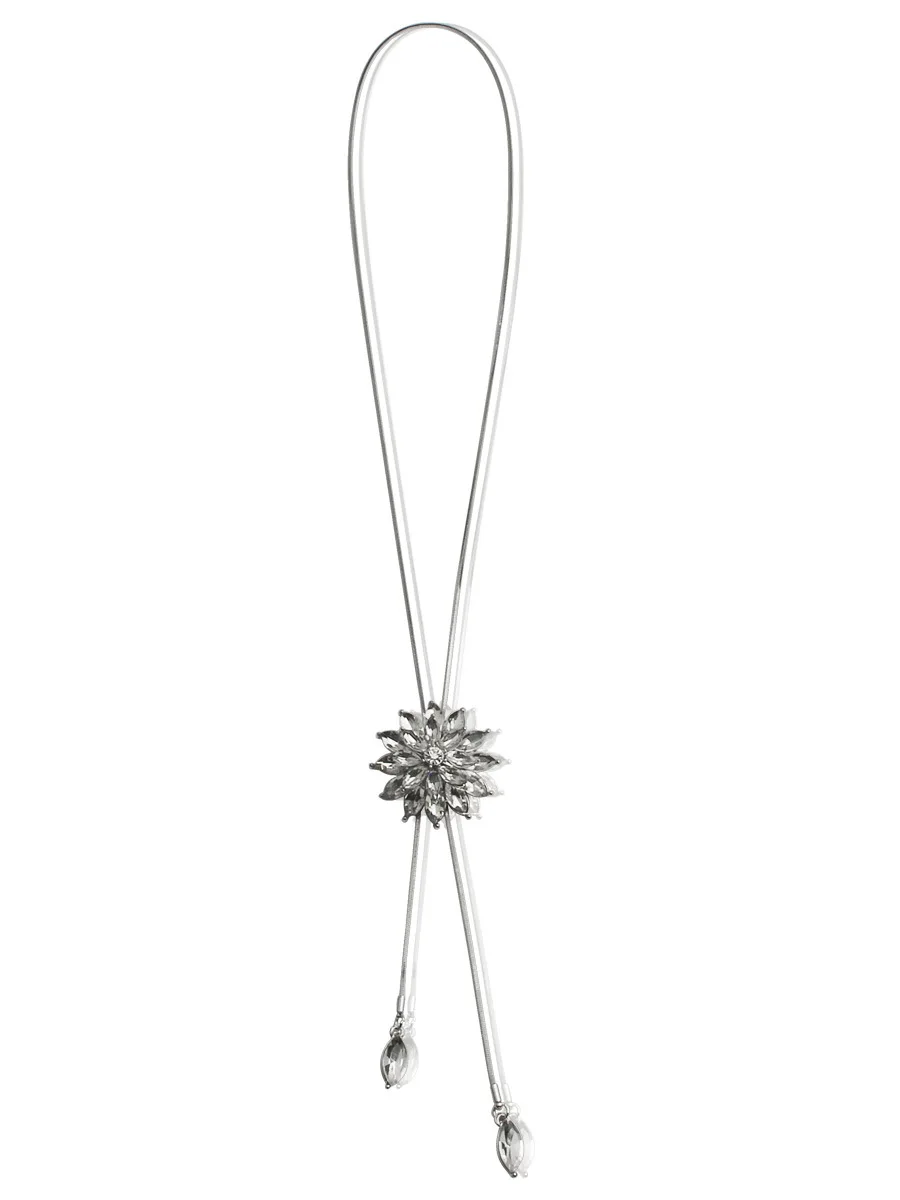 Sunflower sweater chain with long drill joker adjustable crystal accessories pendant