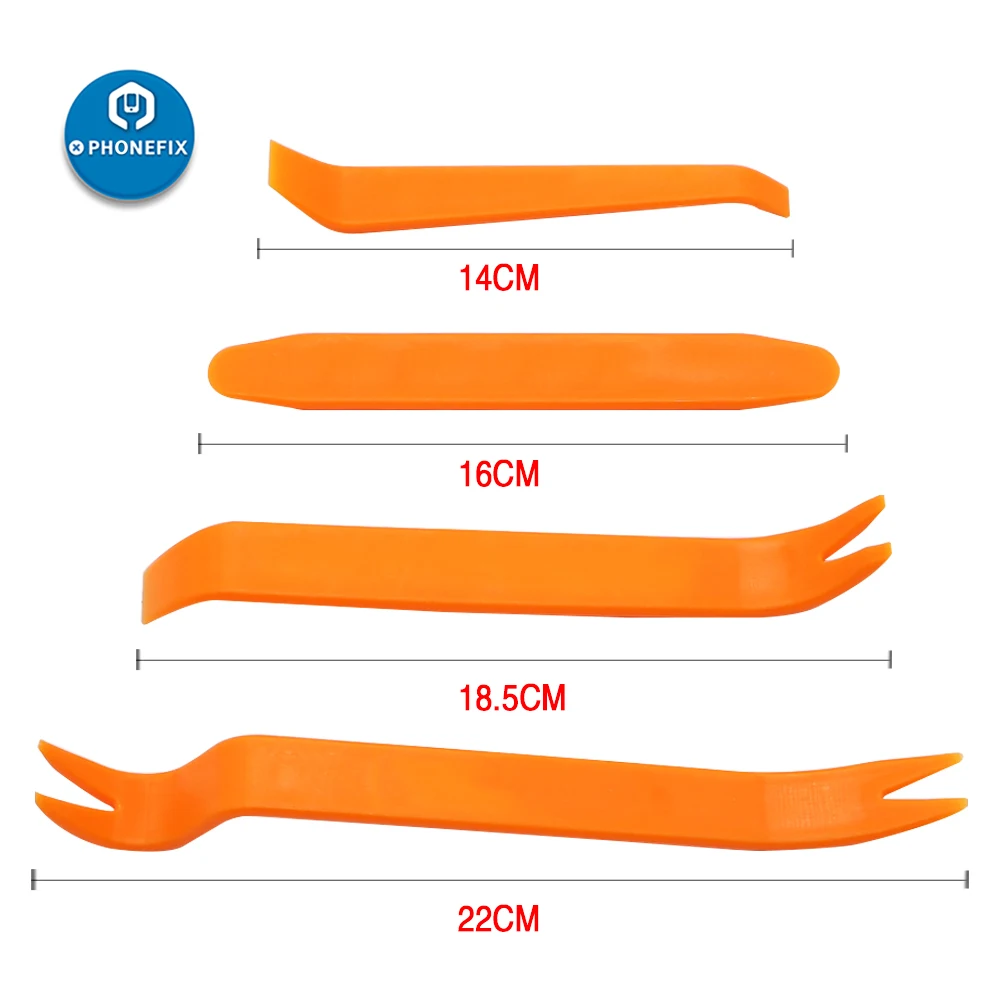 4Pcs / 7Pcs Plastic Prying Tool Interior Door Clip Trim Panel Dashboard Removal Tool Car Disassembly Tools Car Radio Installer