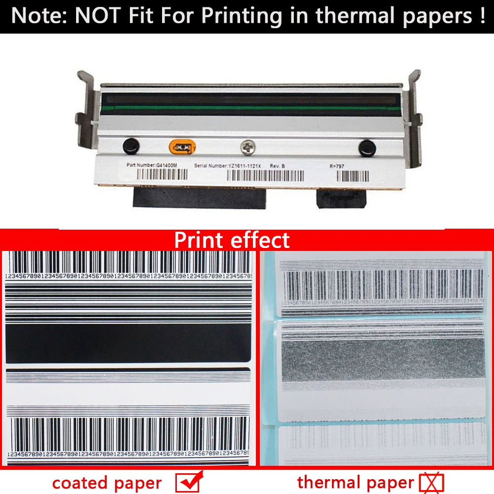 New Z4M Print Head G79056-1M For Zebra Z4M Z4M+ Z4000 Thermal Barcode Printer 203dpi Printer Spare Parts Compatible