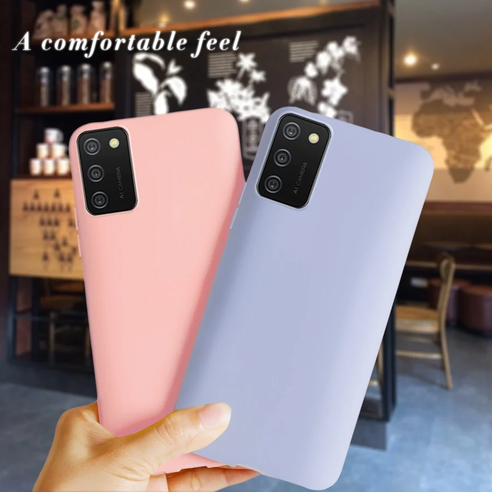 For Samsung A03s Case A02S Soft Silicone Cover Phone Cases for Samsung Galaxy A02s A03s A037F Case TPU Bumper A 03s A03 s Coque