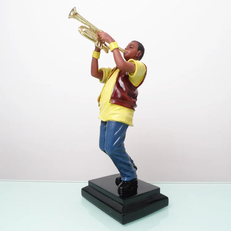 

wedding decoration Trumpet Music figures sculpture birthday gifts housewarming gift Home Furnishing living room decoration room