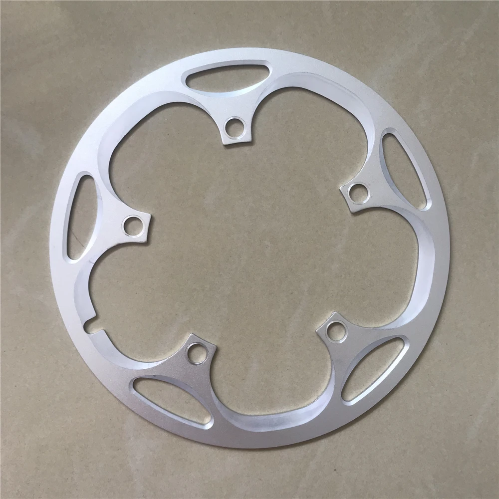 Folding Bike Chain Cover 130 BCD 38T 39T 42T 44T 46T 48T 50T 52T 53T 56T 58T 60T Road Bicycle Slivery Chain Wheel Guard