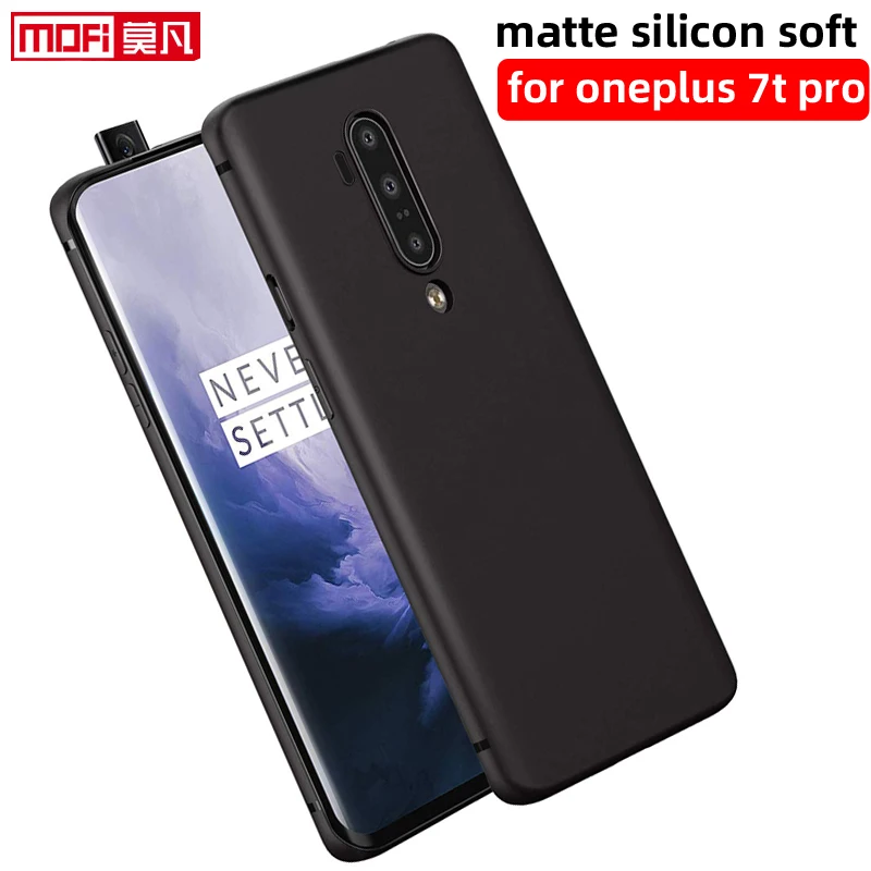 Matte case for OnePlus 7T pro One Plus 7T pro, ultra-thin, soft, TPU, black, silicone, slim, frosted