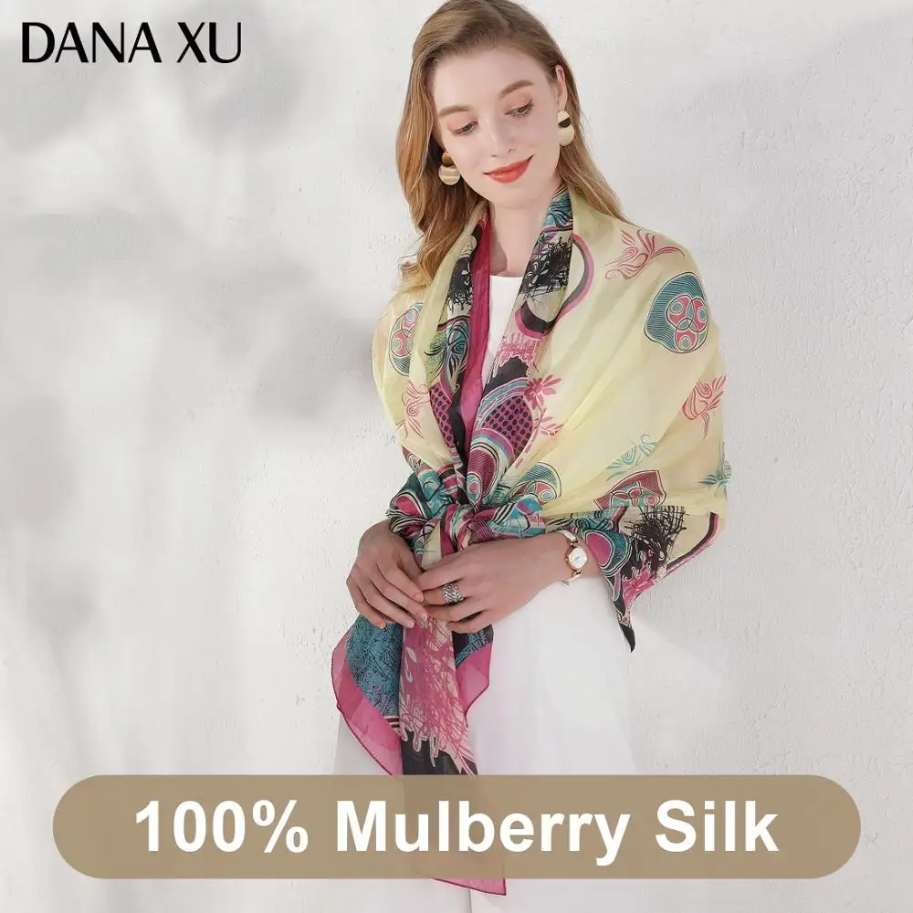 Silk Long Scarf Luxury Brand Women New Design Beach Blanket Shawl Wear Swimwear Bandana Hijab Face Shield Foulard 2020