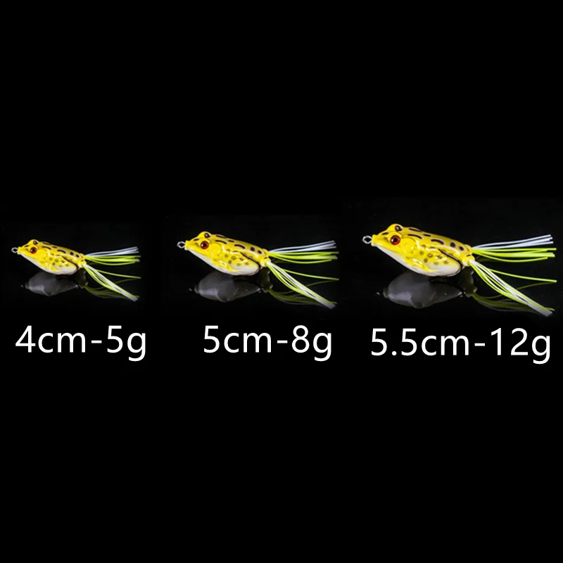 Double Propeller Frog Soft Baits Shad Soft Lure Jigging Fishing Lure Bait Prop Topwater Catfish Silicone Artificial Wobblers