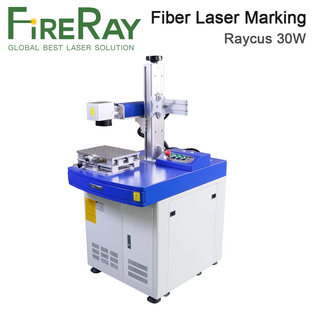 Fireray-máquina de marcação a laser, feita em fibra metálica, 30w, fonte de laser raycus max ipg, marcação de metal, aço inoxidável, 1 pedido